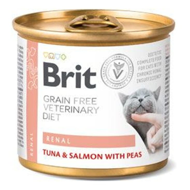 BRIT Veterinary diet grain free renal pre mačky 200 g