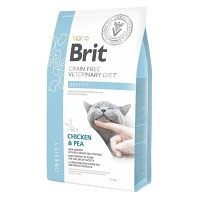 BRIT Veterinary diet grain free obesity granuly pre mačky, Hmotnosť balenia: 2 kg