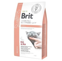 BRIT Veterinary diet grain free renal granuly pre mačky, Hmotnosť balenia: 2 kg