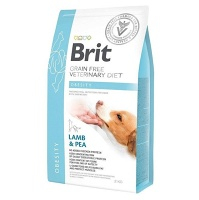 BRIT Veterinary diet grain free obesity granuly pre psov, Hmotnosť balenia: 2 kg
