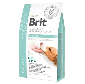 BRIT Veterinary diet grain free struvite granuly pre psov, Hmotnosť balenia: 12 kg