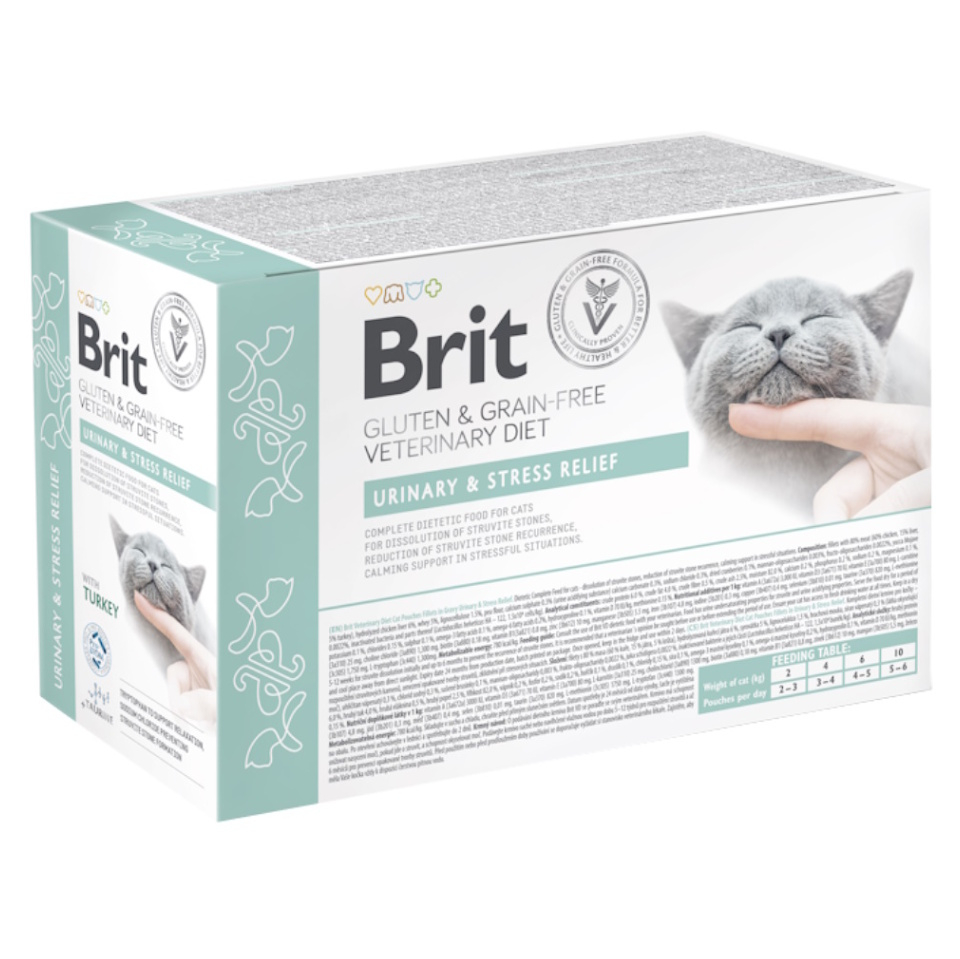 Brit VD Gluten & Grain-Free Cat Pouch Fillets kapsičky pre mačky 12x85g