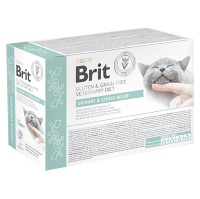 BRIT Veterinary Diét Cat Pouch fillets in Gravy Urinary Stres 12 x8 5 g