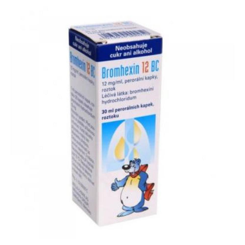 BROMHEXIN 12 BC perorálne roztokové kvapky 30 ml kúpite na Mojalekaren.sk