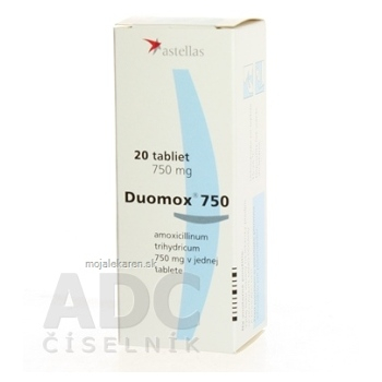 DUOMOX 750 tbl dsp 1x20 ks (Lieky na predpis)