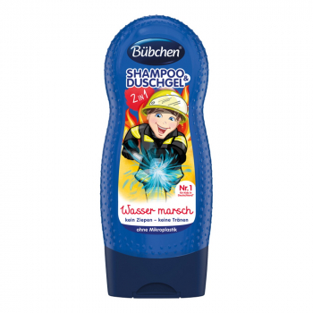 BÜBCHEN Kids šampón a sprchovací gél 2v1 Odvážny požiarnik 230 ml
