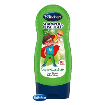 BÜBCHEN Kids šampón a sprchovací gél 2v1 Supehrdina 230 ml