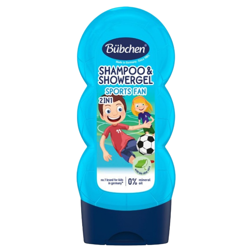 BÜBCHEN Kids šampón a sprchový gél 2v1 šport 230 ml