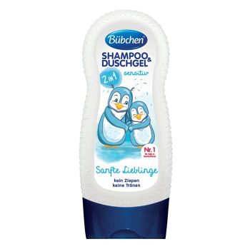 BÜBCHEN Kids šampón a sprchový gél Môj miláčik 230 ml (Detské šampóny) - Čistiace, Hypoalergénny