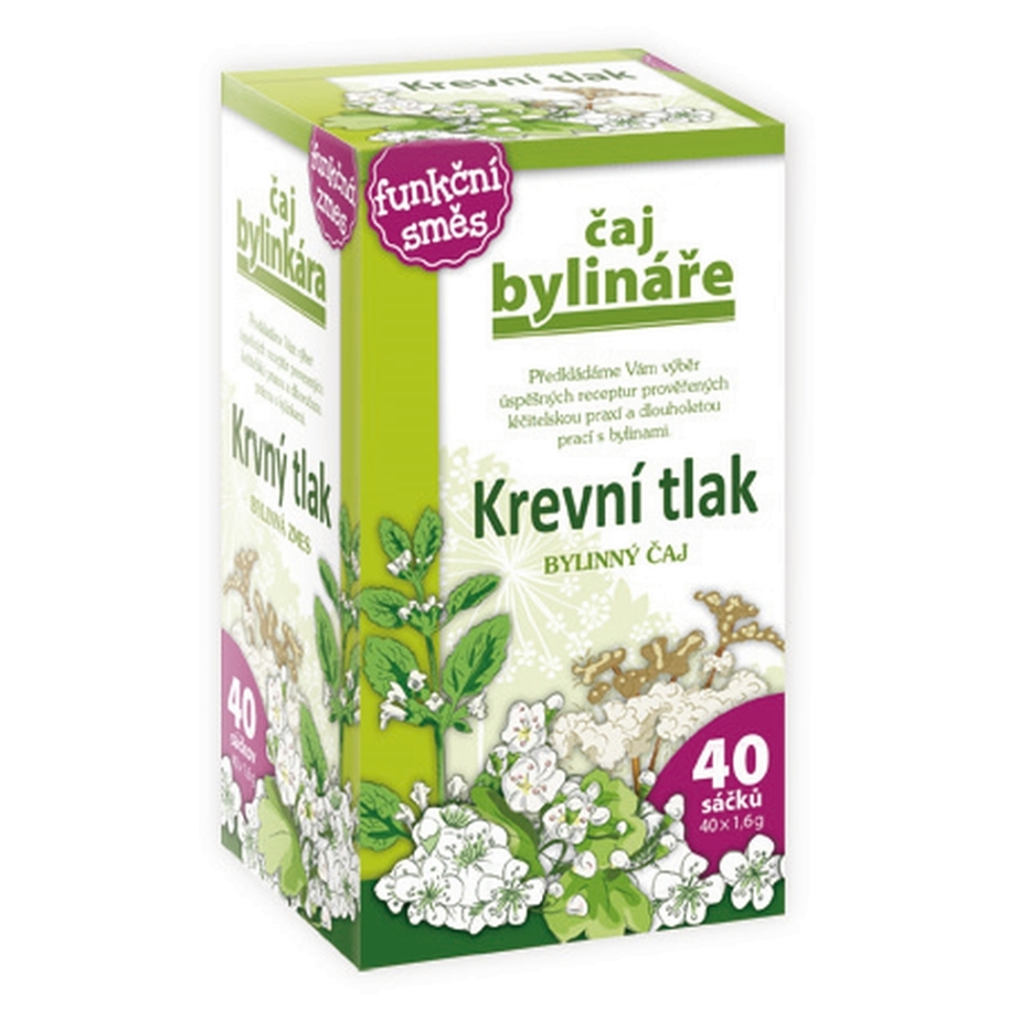 E-shop BYLINÁŘ Bylinný čaj krvný tlak 40 sáčkov