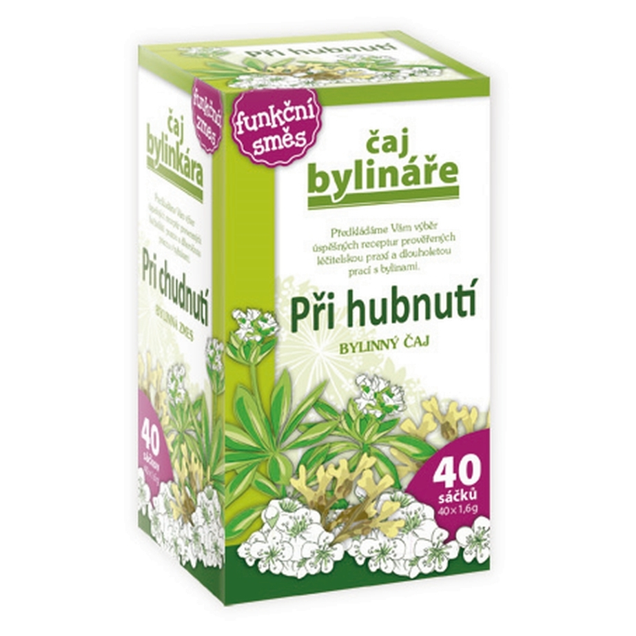 E-shop BYLINÁŘ Chudnúci bylinný čaj 40 sáčkov