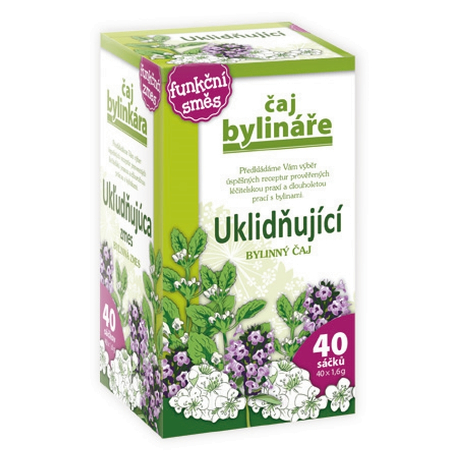 E-shop BYLINÁŘ Ukľudňujúci bylinný čaj 40 sáčkov