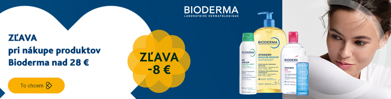 ZĽAVA 8 € na produkty BIODERMA