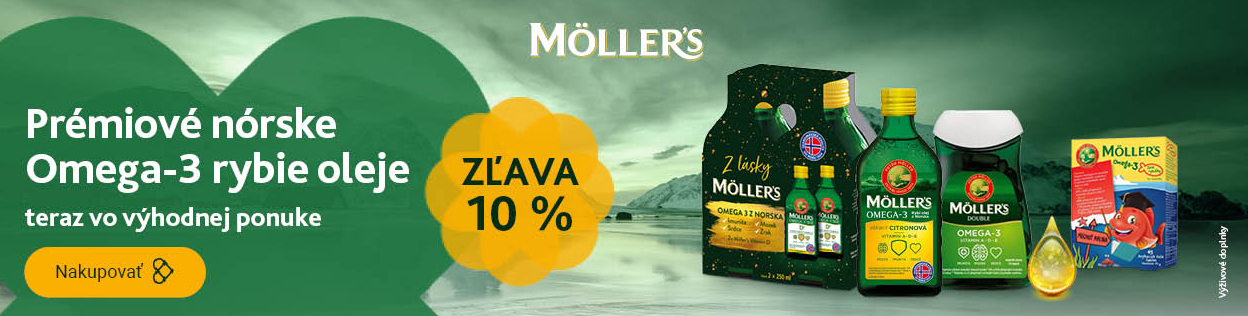 ZĽAVA 10 % na na rybie oleje Möller´s