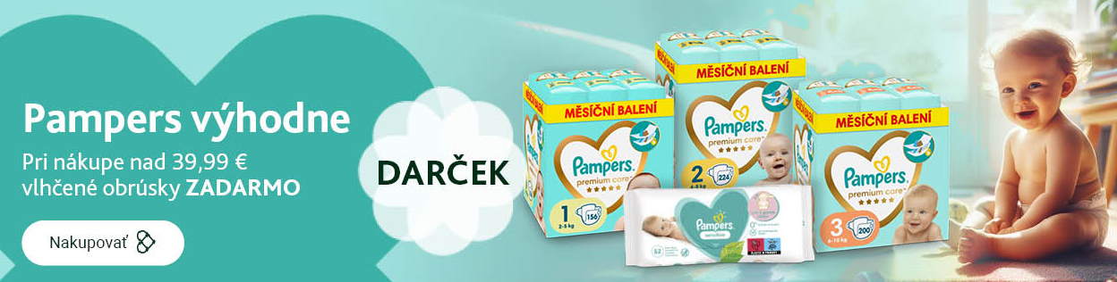 DARČEK ZADARMO na nákup Pampers