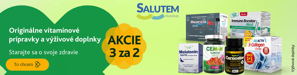 AKCIA 3 ZA CENU 2 na Salutem