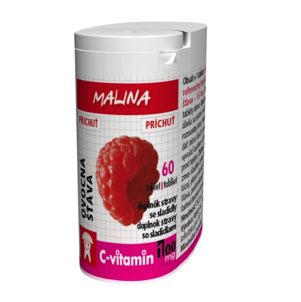 E-shop RAPETO C-vitamín 100 mg malina 60 tabliet