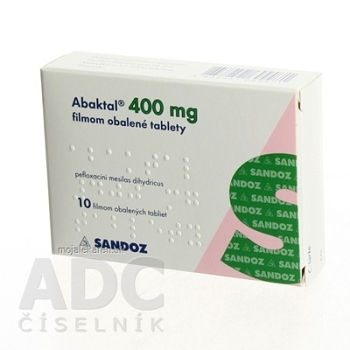 Abaktal 400 mg tbl flm 400 mg (blis.) 1x10 ks (Lieky na predpis)