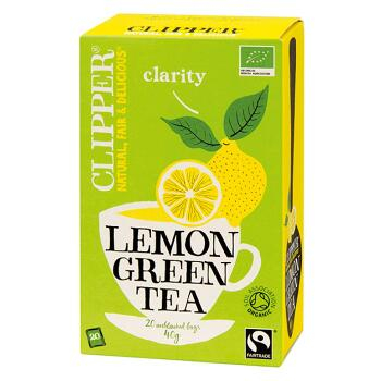 Čaj Clipper green tea with Lemon 20 x 2 g