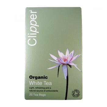 Čaj Clipper organic white tea 25 x 2 g