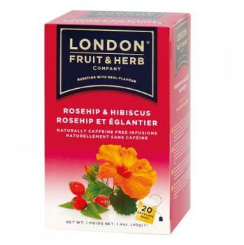 LONDON FRUIT & HERB Organický čaj Rosehip-šípkový 20x1 g