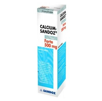 CALCIUM-SANDOZ Forte 500 mg tbl eff (tuba PP) 1x20 ks