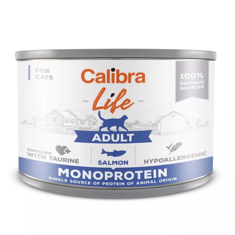 CALIBRA Life Konzerva Adult Salmon pre mačky 200 g