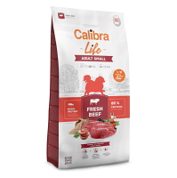 CALIBRA Life Fresh Beef Adult Small granuly pre psov 1 ks, Hmotnosť balenia: 6 kg