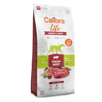 CALIBRA Life Fresh Beef Junior Large granuly pre psov 1 ks, Hmotnosť balenia: 2,5