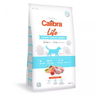 CALIBRA Life Junior Medium Breed Chicken pre mladých psov stredných plemien 1 ks, Hmotnosť balenia (g): 12 kg