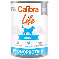 CALIBRA Life konzerva Adult Chicken with rice pre psov 400 g