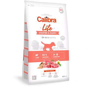 CALIBRA Life Starter & Puppy Lamb pre šteňatá, Hmotnosť balenia (g): 12 kg