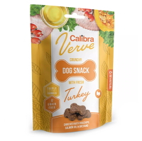 CALIBRA Verve Crunchy Snack Fresh Turkey maškrty s morkou pre psov 150 g