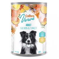 CALIBRA Verve Adult Salmon&Turkey konzerva pre psov 400 g
