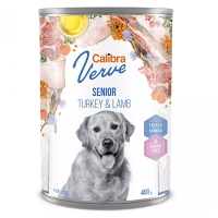 CALIBRA Verve Senior Turkey&Lamb konzerva pre psov 400 g