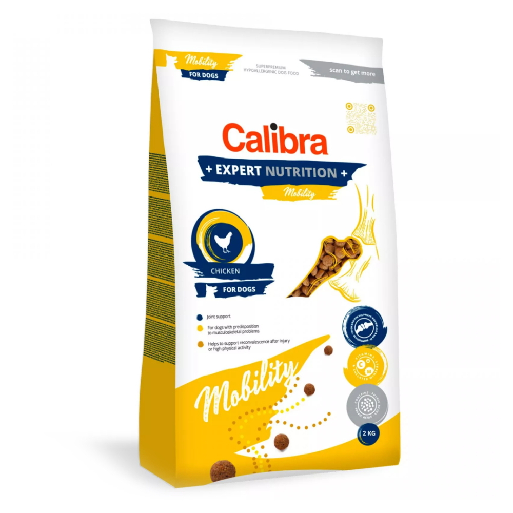 E-shop CALIBRA Expert Nutrition Mobility Granuly pre psov, Hmotnosť balenia (g): 12 kg
