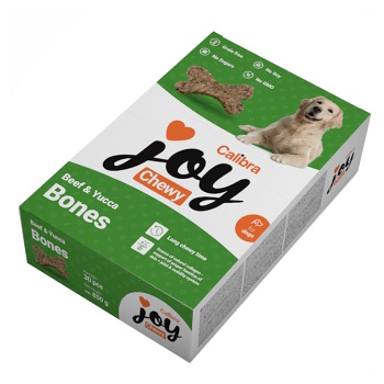 CALIBRA Joy Dog Chewy Beef & Yucca Bones 850 g (Funkčné maškrty pre psov)