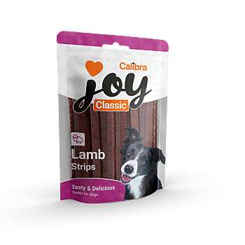 CALIBRA Joy dog ​​classic lamb strips jahňacie plátky 80 g (Sušené mäso pre psov)
