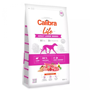 CALIBRA Life Adult Large Breed Lamb granule pre psov 1 ks, Hmotnosť balenia: 2,5 kg