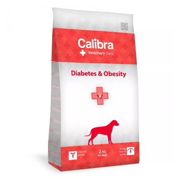 CALIBRA Veterinary Diets Diabetes & Obesity granuly pre psov, Hmotnosť balenia: 2 kg
