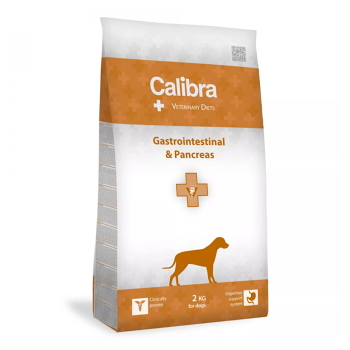CALIBRA Veterinary Diets Gastrointestinal & Pancreas granuly pre psov, Hmotnosť balenia: 12 kg