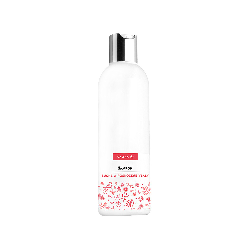 E-shop CALTHA Šampón pre suché a poškodené vlasy Bazový kvet a šípky 250 ml