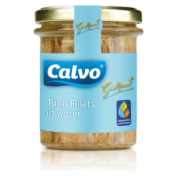 CALVO Filety z tuniaka vo vlastnej šťave 180 g