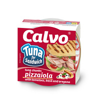 CALVO Sandwich pizzaiola tuniak s paradajkami bazalkou a oreganom 142 g