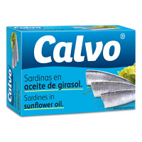 CALVO Sardinky v slnečnicovom oleji 120 g