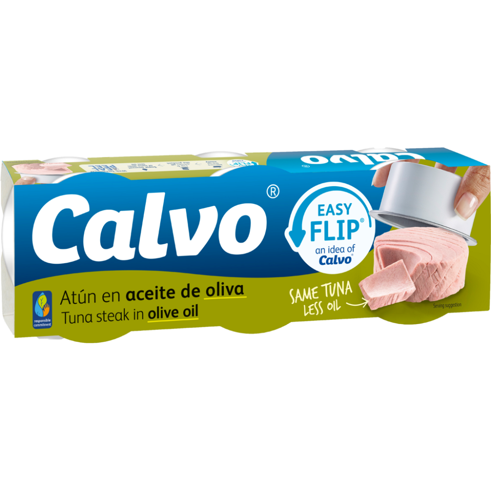 E-shop CALVO Tuniak v olivovom oleji 3 x 65 g