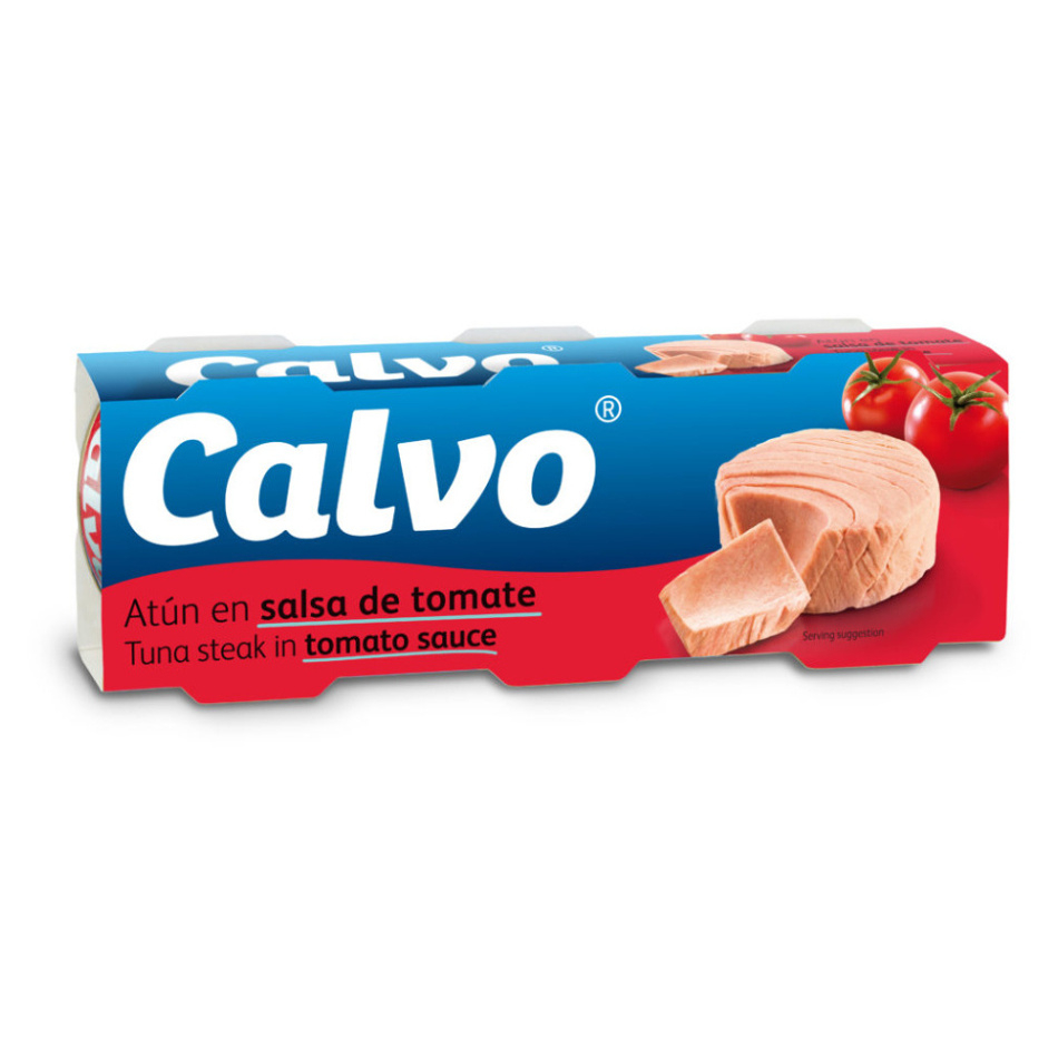 E-shop CALVO Tuniak v paradajkovej omáčke 3 x 80 g