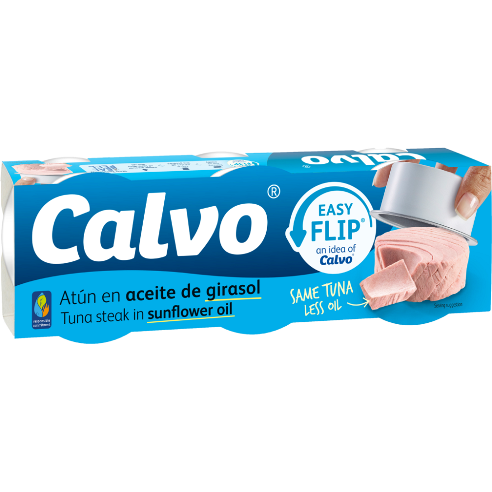 E-shop CALVO Tuniak v slnečnicovom oleji 3 x 65 g