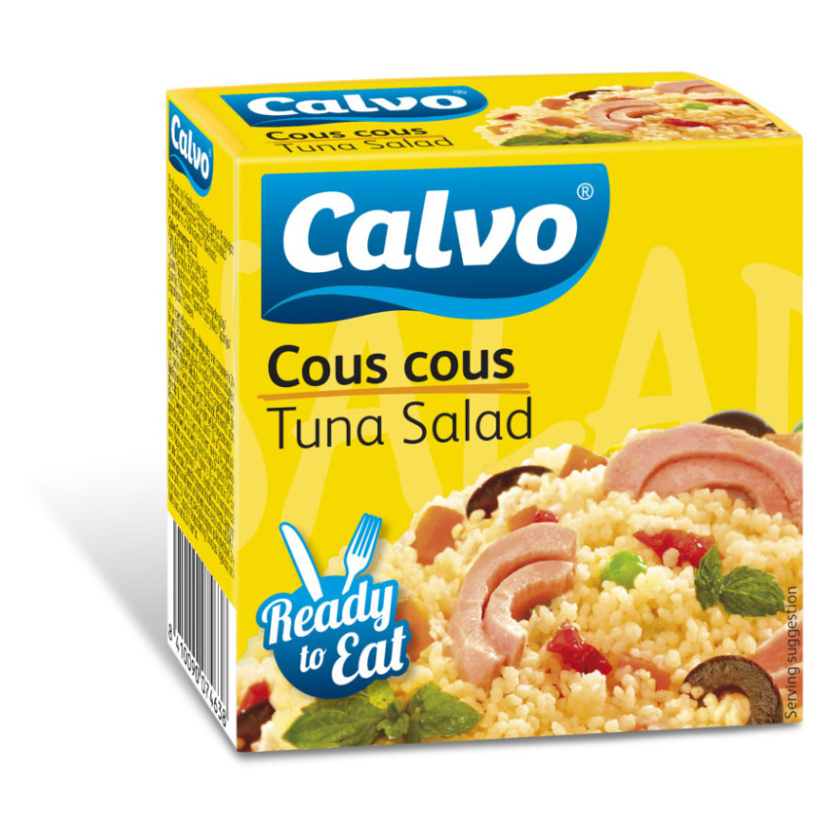 E-shop CALVO Tuniakový šalát s kuskusom 150 g