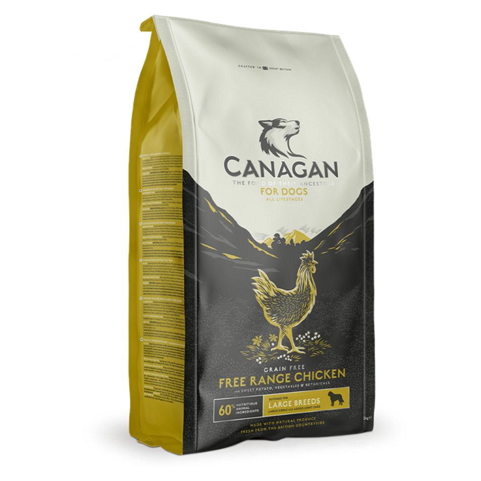 E-shop CANAGAN Large Breed Free Range Chicken granule pre psov, Hmotnosť balenia (g): 12 kg
